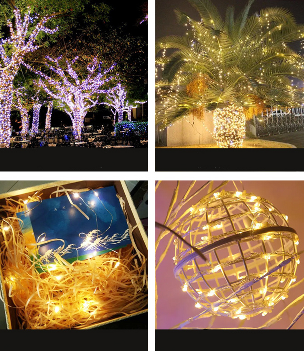 LED Colorful String Lights with 3 Modes