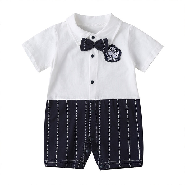 Little Gentleman Summer Short Sleeve Boys' Jumpsuit