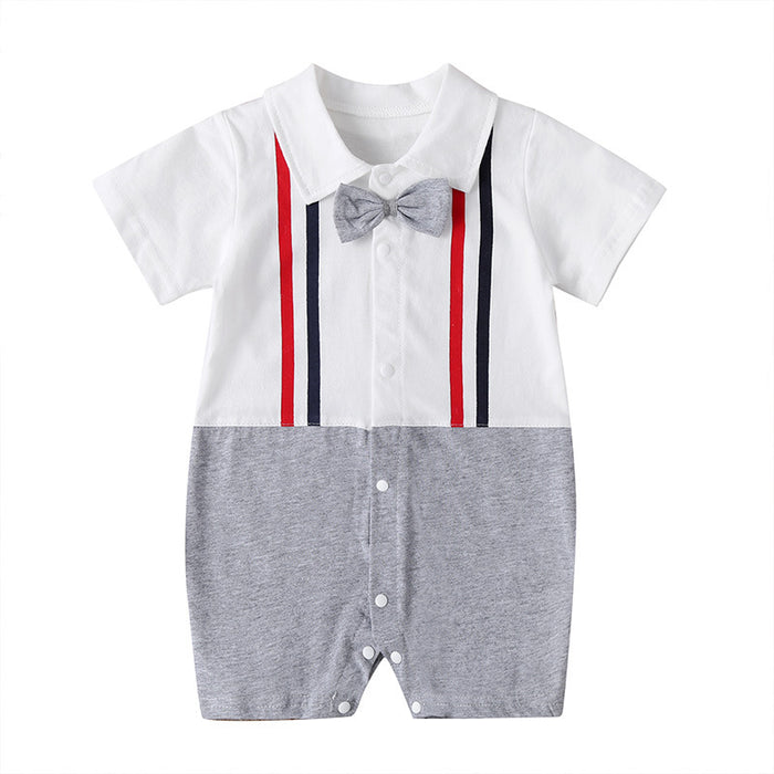 Little Gentleman Summer Short Sleeve Boys' Jumpsuit