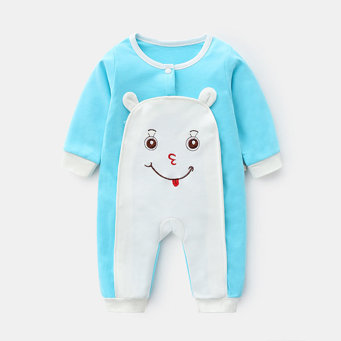 Baby Cotton Long Sleeved Jumpsuit