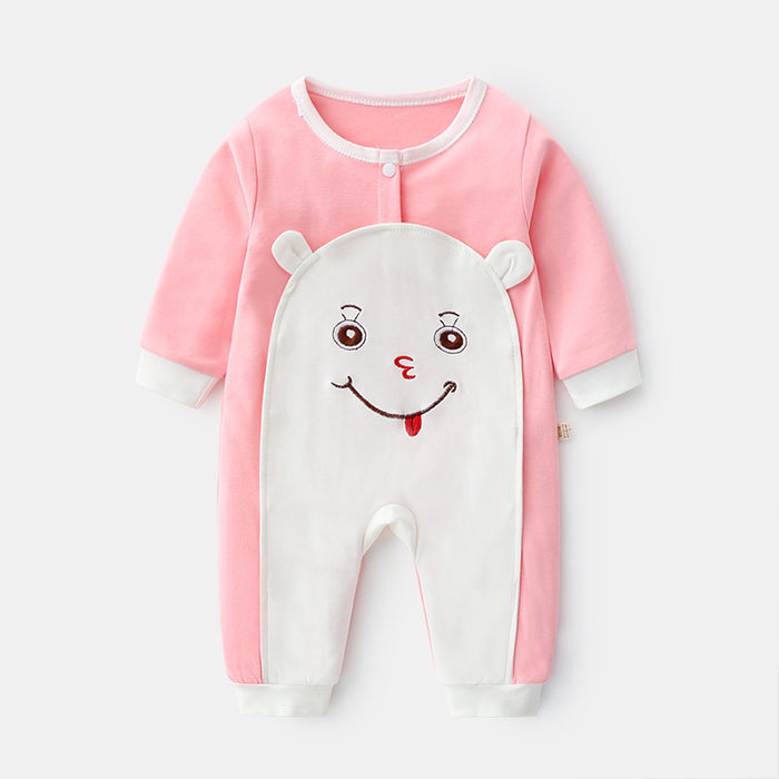 Baby Cotton Long Sleeved Jumpsuit