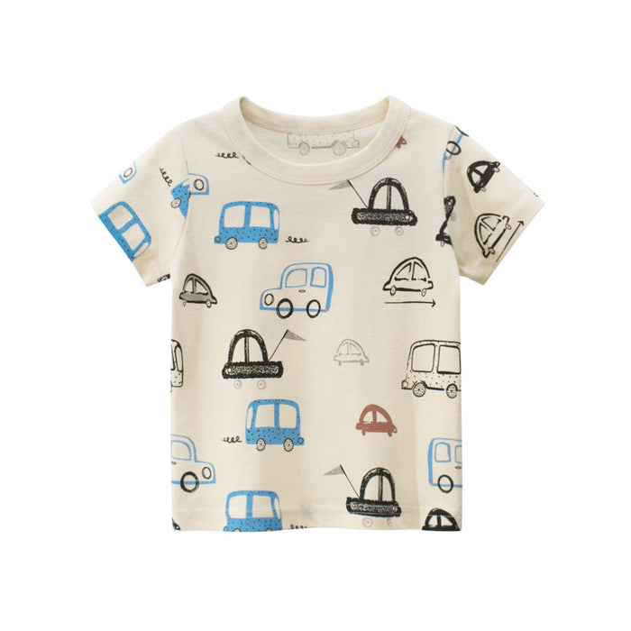 Children's short sleeve T-shirt cotton