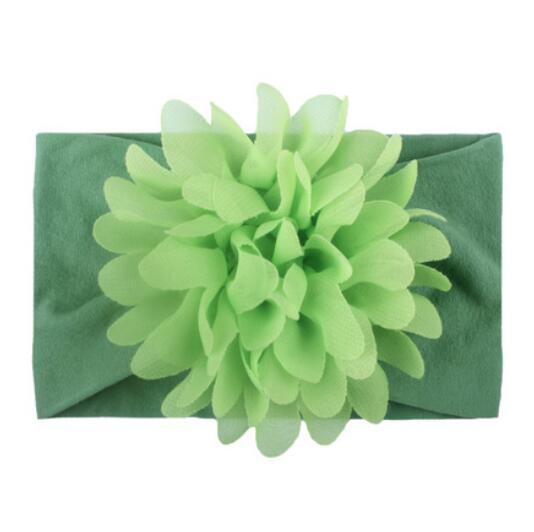 60Pcs Fashion Baby Nylon Flower Bandana Headband Accessories