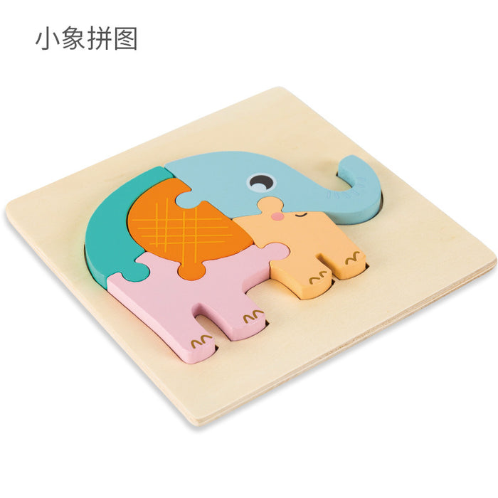 Children's Cartoon Puzzle Puzzle Wooden Toy