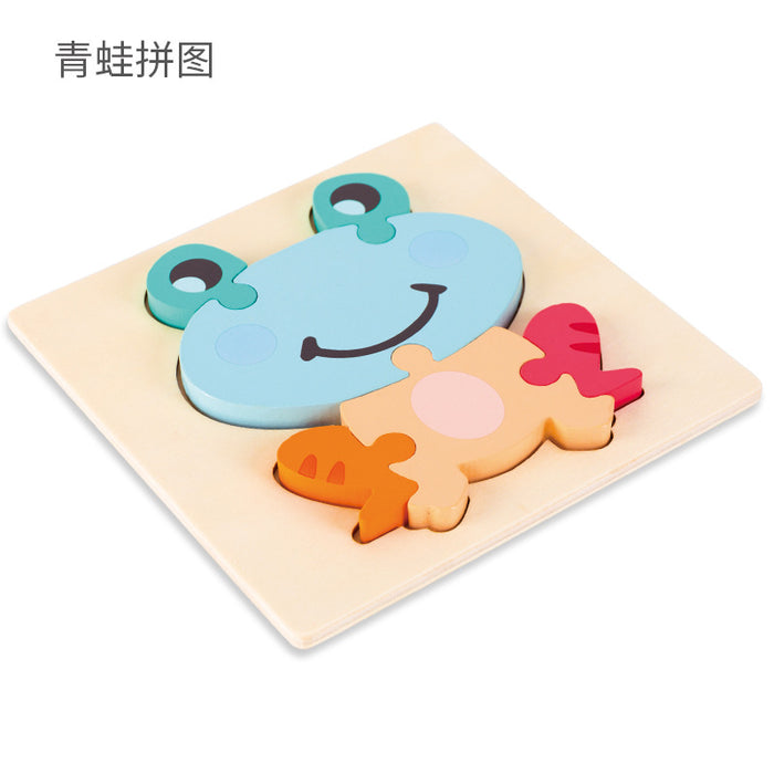 Children's Cartoon Puzzle Puzzle Wooden Toy