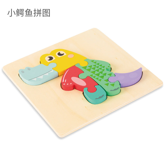 Children's Cartoon Puzzle Puzzle Wooden Toy