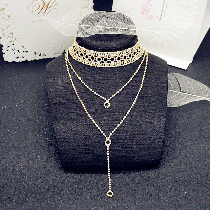 New Fashion Tassel Neckchain Hollow Out Women's Necklace