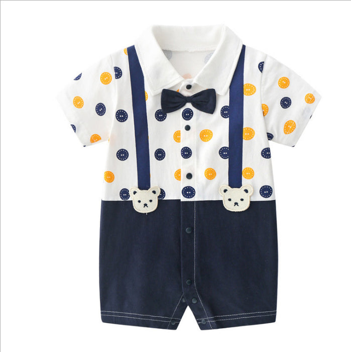 Little Gentleman Summer Short Sleeve Boys' Jumpsuit