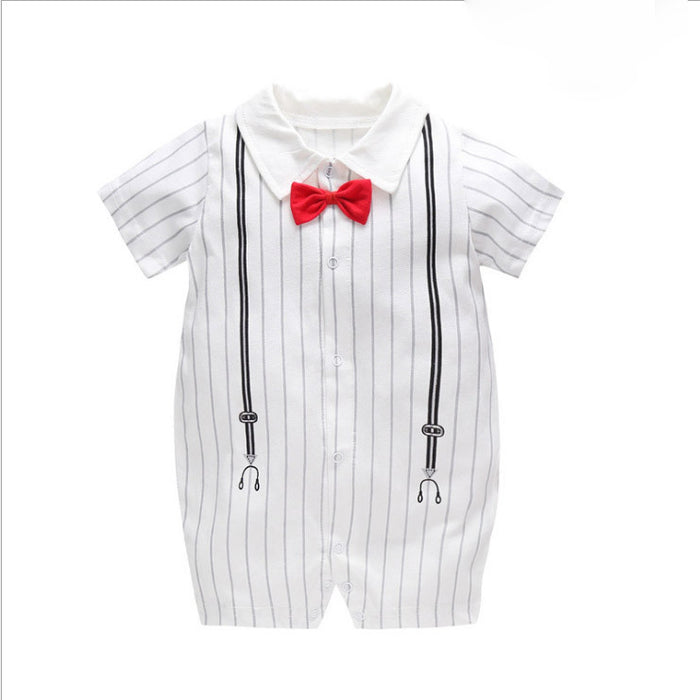 Little Gentleman Summer Short Sleeve Boys' Jumpsuit