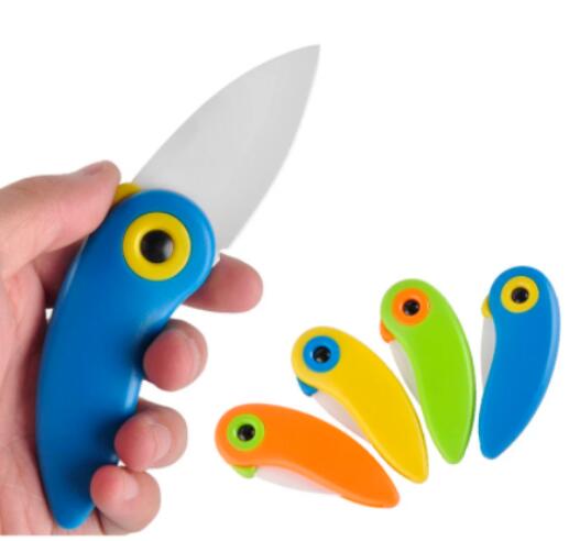 30Pcs Portable Mini Ceramic Bird Pattern Knives