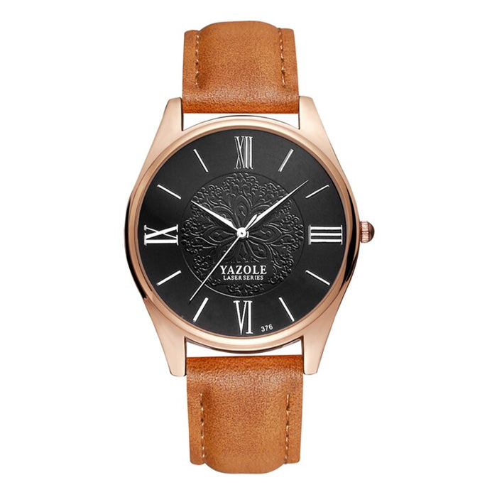 Mens Watches Top Brand Luxury YAZOLE Business Ultra-thin Fashion Male Clock