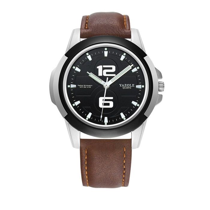 YAZOLE Luminous Waterproof Sport Brand Men's Watch Clock