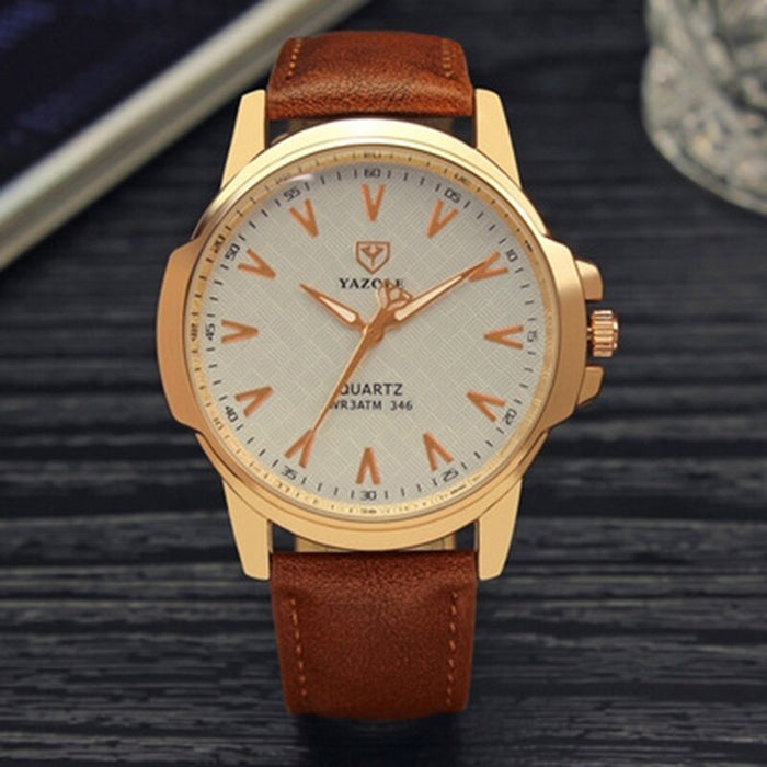 Famous Yazole Wrist Watch Men Wristwatch Male Clock Hodinky Quartz-watch