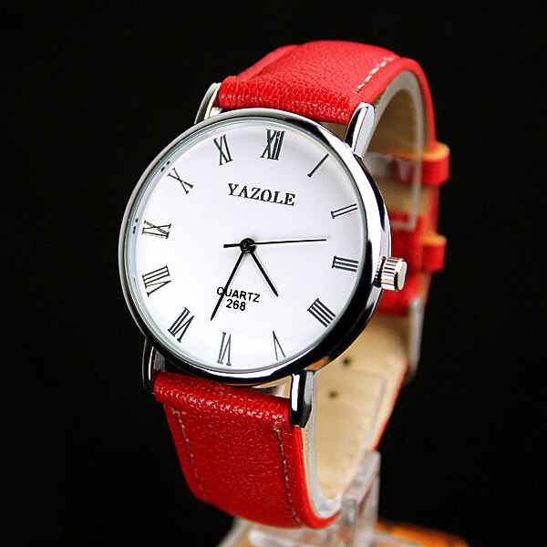 Yazole Watch Simple Style Quartz Watch Business Fashion Unique Leisure Leather Watches