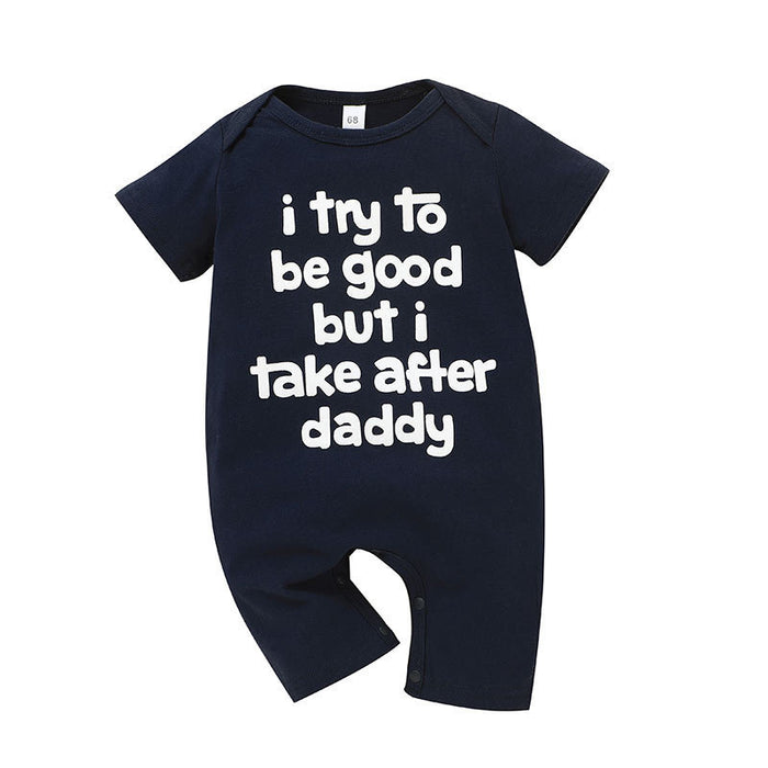 Infant Letter Jumpsuit Kids Romper