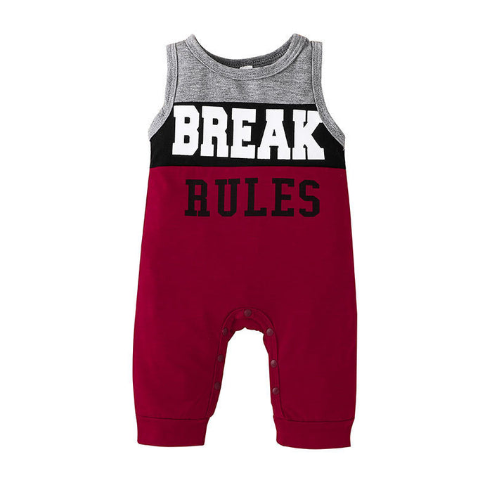 Summer Boys' Break Rules Jumpsuit