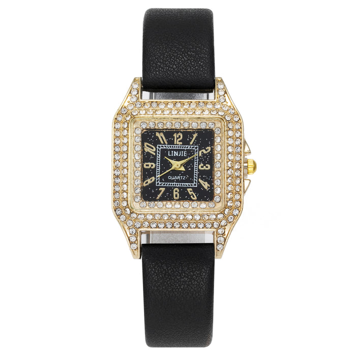 Fashion Star Studded Square Star Sky Digital Leisure Watch Llz20031