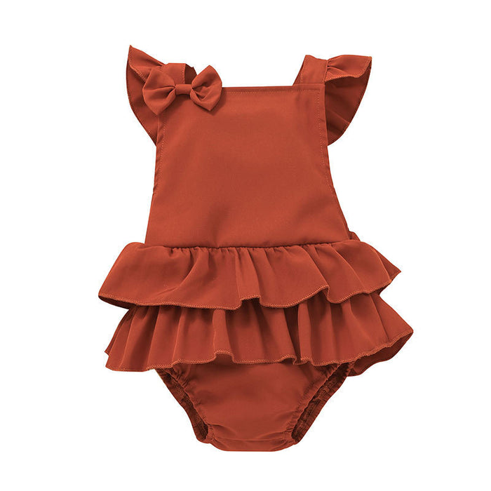 Baby Girl Lovely Bow Bodysuit