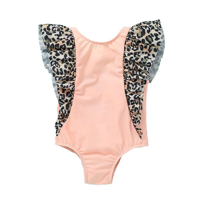 Summer Baby Girl Leopard Print Lovely Swimsuit