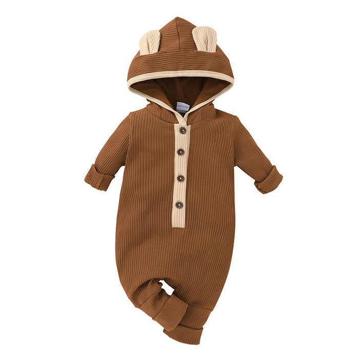 Infant Jumpsuit Cute Baby Long Sleeve Bodysuit