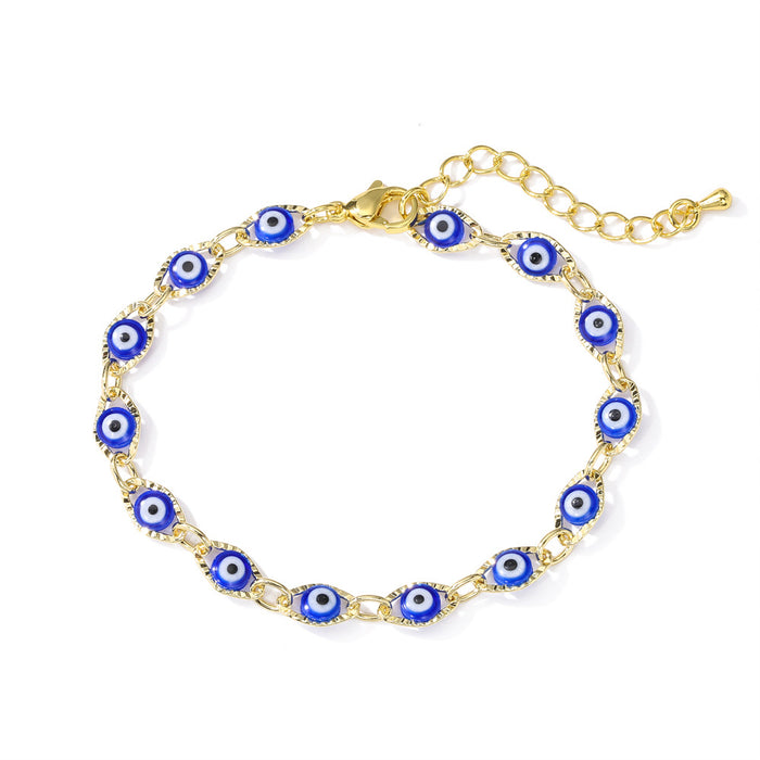 New Fashion Versatile Oil Dripping Devil's Eye Bracelet