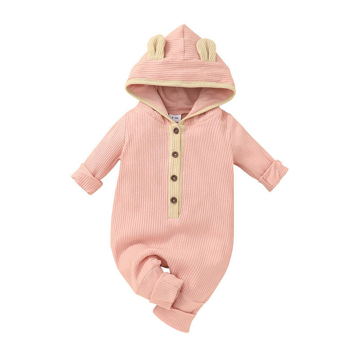 Infant Jumpsuit Cute Baby Long Sleeve Bodysuit