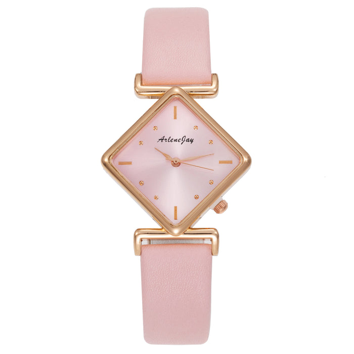 Fashion Women Wristwatch Leather Band Quartz Casual Clock LLZ20020