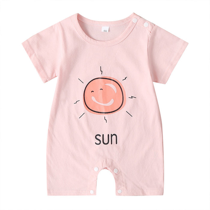 Summer Newborn Clothes Baby Cloud Romper