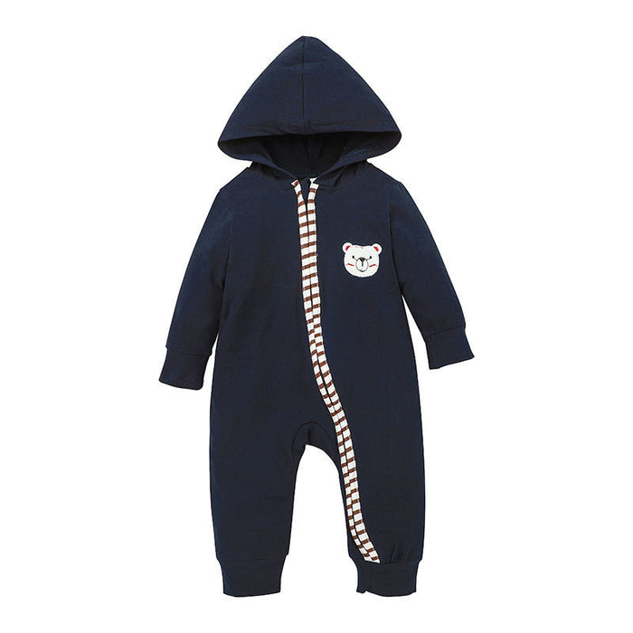 Baby Long Sleeve Hooded Jumpsuit