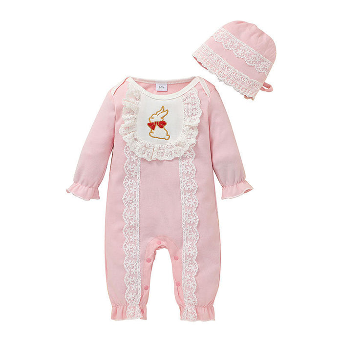 Baby Girls Princess Cute Rabbit Jumpsuit