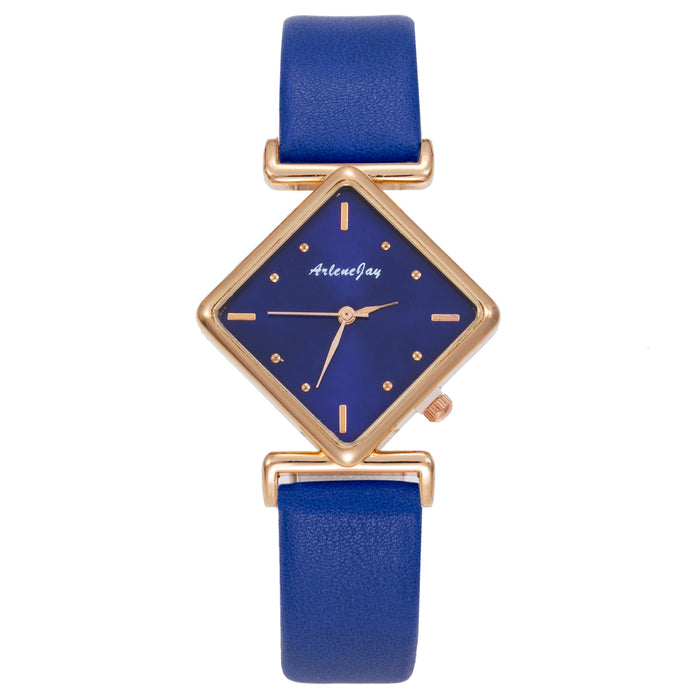 Fashion Women Wristwatch Leather Band Quartz Casual Clock LLZ20020