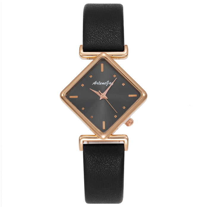 Fashion Women Wristwatch Leather Band Quartz Casual Clock LLZ20020