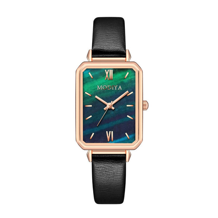 Trendy Laides Watch Popular Hot Quartz Green Luxury Women Wristwatch