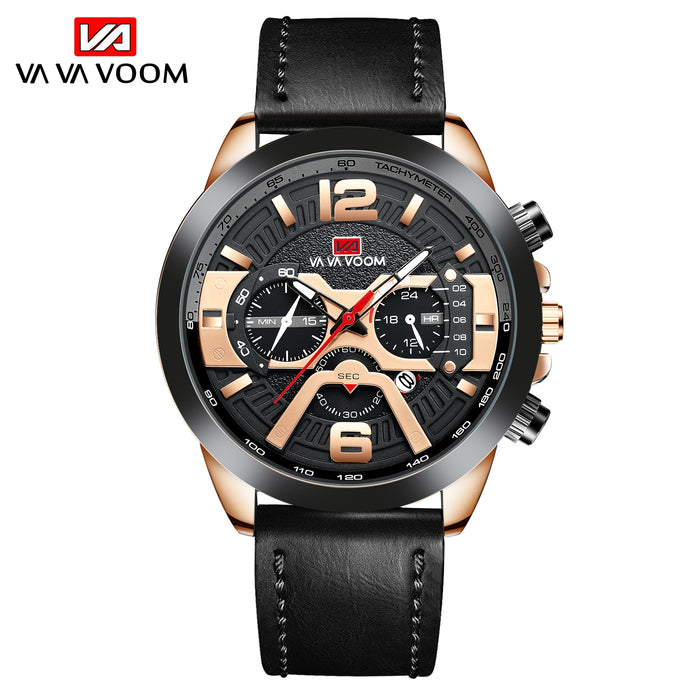 Wrist Watch Quartz Male Classic Design Waterproof Watches Multifunction Wristwatch For Men