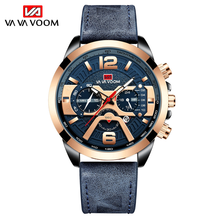 Wrist Watch Quartz Male Classic Design Waterproof Watches Multifunction Wristwatch For Men