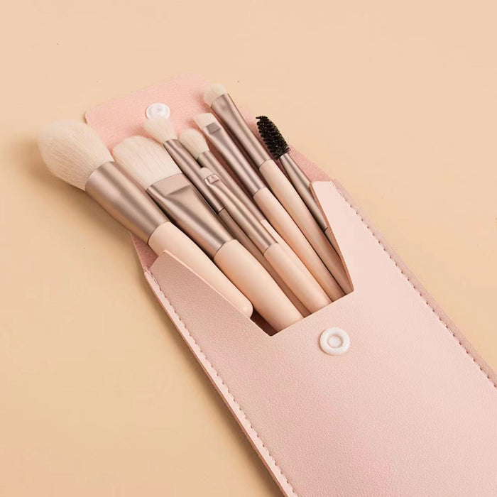 8pcs/set Portable Makeup Brush Set