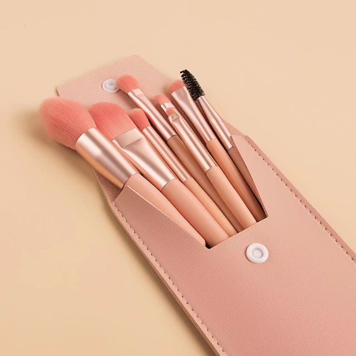 8pcs/set Portable Makeup Brush Set