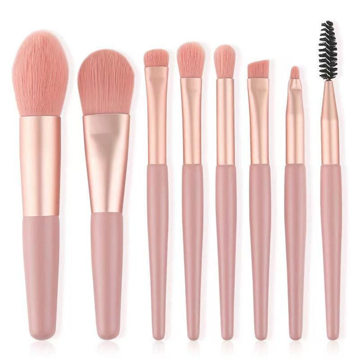 8pcs/set Portable Makeup Brush Set