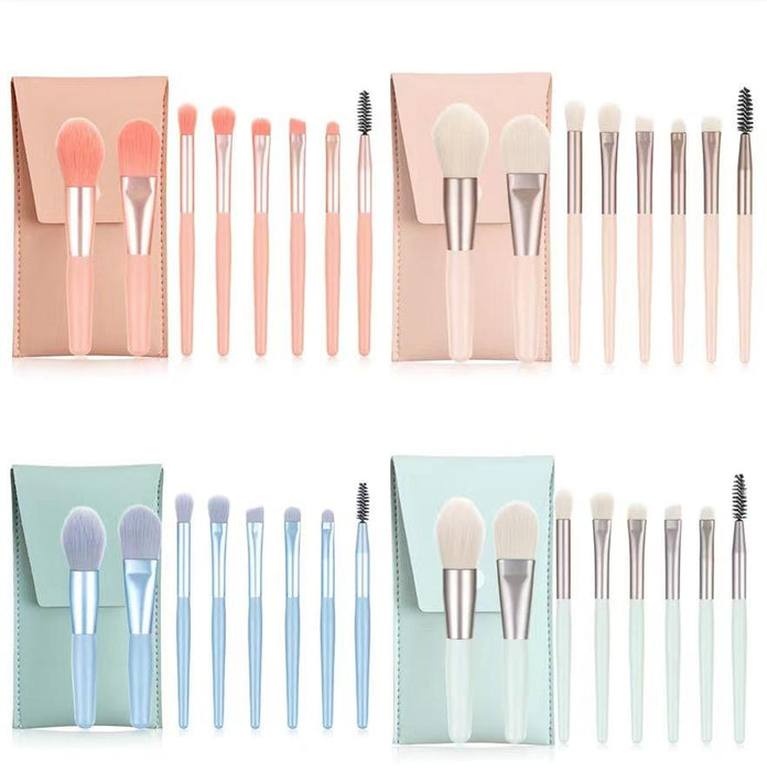 8pcs/set Portable Makeup Brush Set