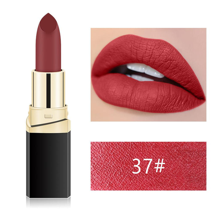 Matte fog face velvet lipstick is not easy to decolour black pipe lipstick.