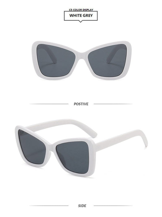 Cat's Eye Sunglasses contrast color trend Sunglasses