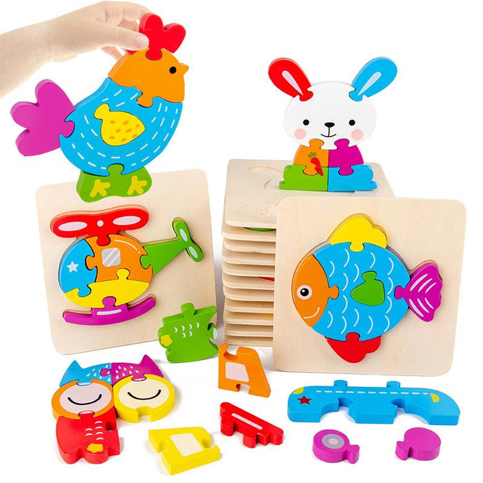 Children's Wooden 3D Puzzle Toy