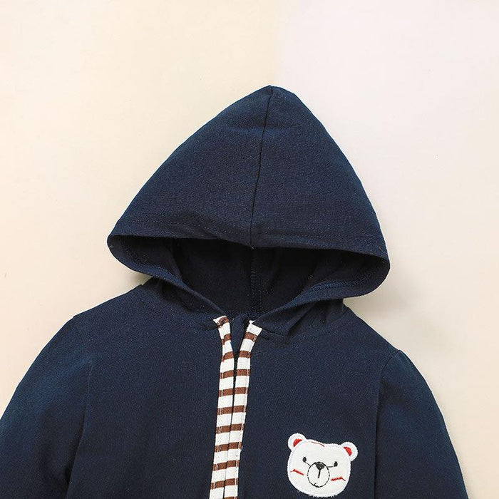 Baby Long Sleeve Hooded Jumpsuit