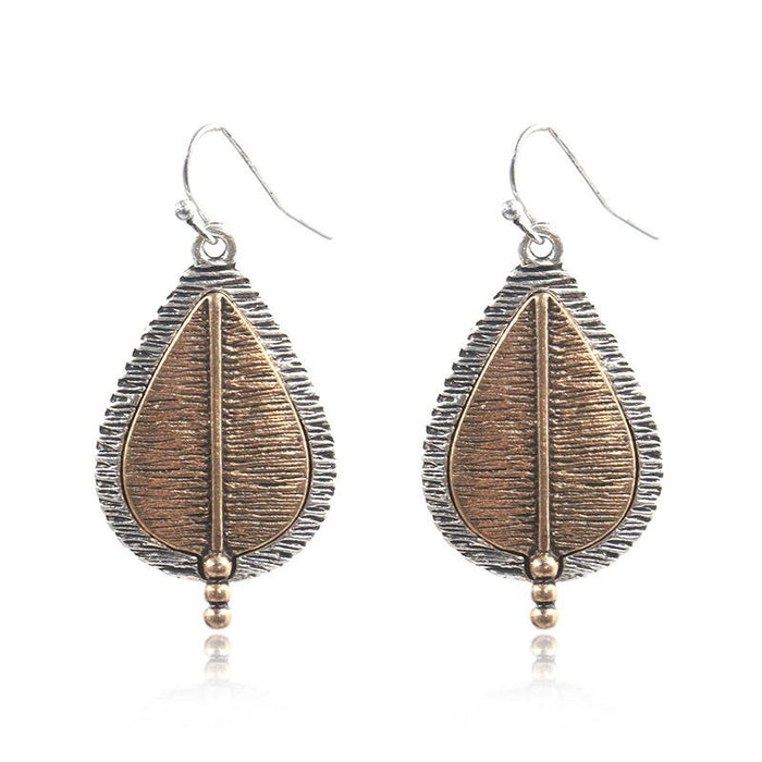 Vintage Fashion Drop Shaped Personalized Multi-layer Alloy Earrings