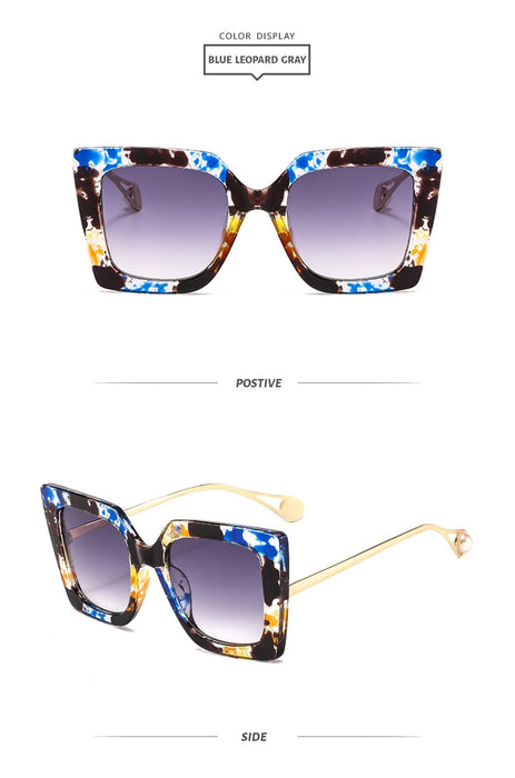 Box gradient pearl Sunglasses