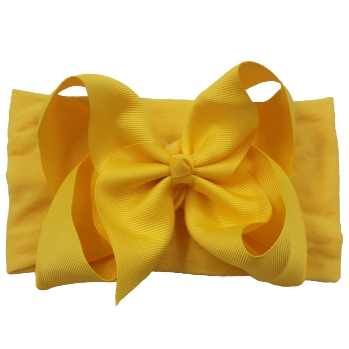 Bow headband nylon headband