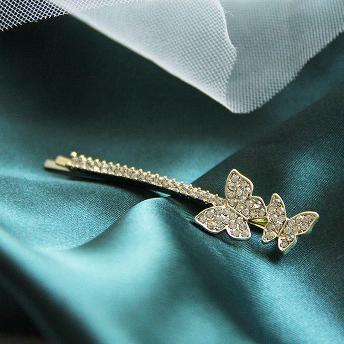 Rhinestone alloy clip