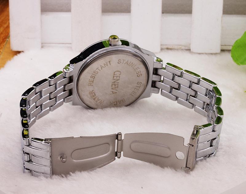 Female Rhinestone Stainless Steel Luxury Quartz Wristwatch