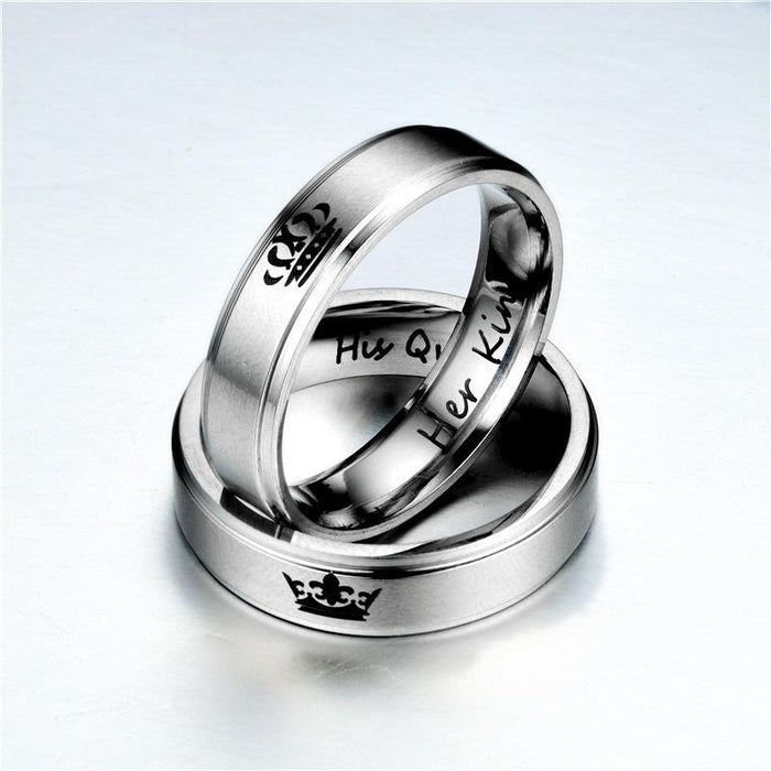 Stainless steel couple ring