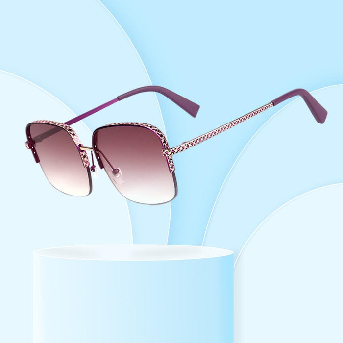 Sunglasses metal women's